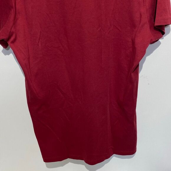 Monastery Couture Men's Red Cotton Crew Neck Short Sleeve T-Shirt Size Large - Picture 6 of 8